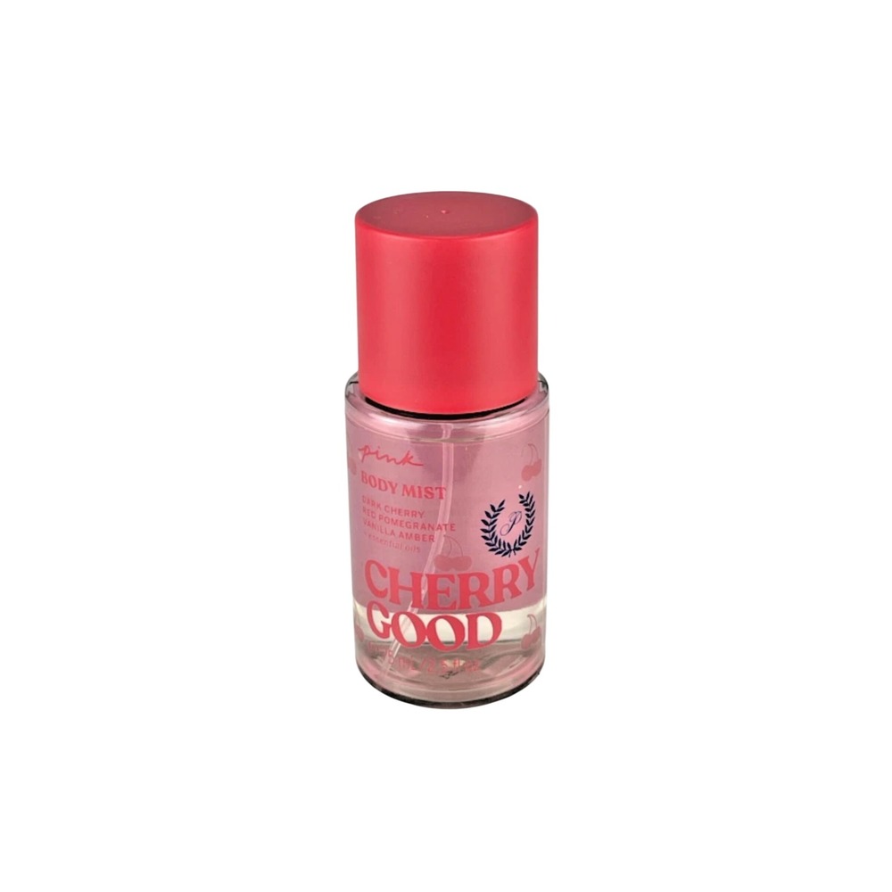 Victorias Secret PINK Cherry Good Body Mist 2.5 fl oz Travel Spray Fragrance